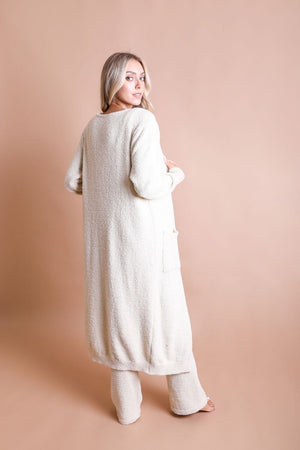 Boucle Longline Cardigan Ponchos Leto Collection 