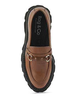 CHEVIOT Chunky Leather Loafers Rag Company 