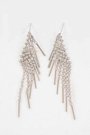 Expression Dangle Earrings Lovoda Silver OS 