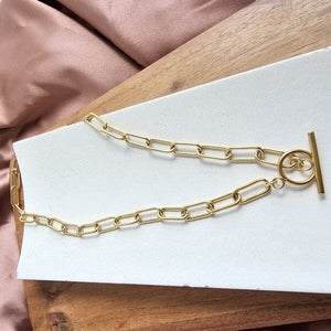 Luxe Gold Chunky Paperclip Chain - 20in Spiffy & Splendid 