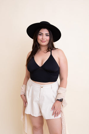 Ruched Bralette Plus Plus Size Leto Collection 