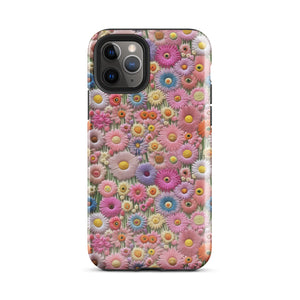 Needlepoint Flowers Tough Case for iPhone®
