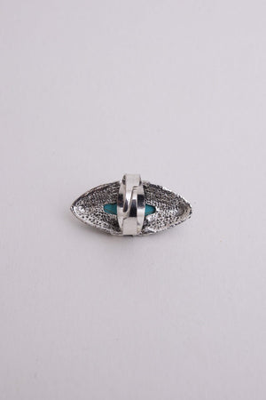 Turquoise Marquise Cut Silver Ring Jewelry Leto Collection 