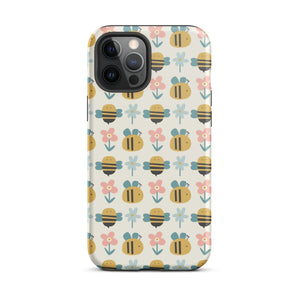Bee Happy iPhone Case - KBB Exclusive Knitted Belle Boutique iPhone 12 Pro Max 