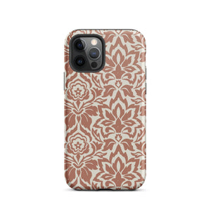 Boho Brown iPhone Case - KBB Exclusive Knitted Belle Boutique iPhone 12 Pro 