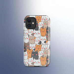 Cat Pile Tough Case for iPhone® Knitted Belle Boutique iPhone 12 mini 