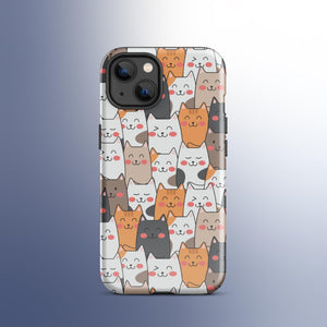 Cat Pile Tough Case for iPhone® Knitted Belle Boutique iPhone 13 