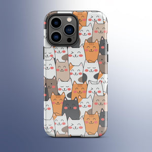 Cat Pile Tough Case for iPhone® Knitted Belle Boutique iPhone 13 Pro Max 