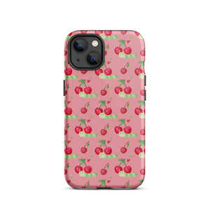 Cherries iPhone Case - KBB Exclusive Knitted Belle Boutique iPhone 13 