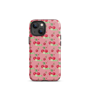 Cherries iPhone Case - KBB Exclusive Knitted Belle Boutique iPhone 13 mini 