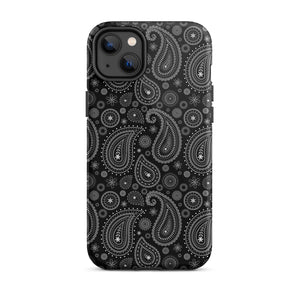 Classic Paisley iPhone Case - KBB Exclusive Knitted Belle Boutique iPhone 14 Plus 