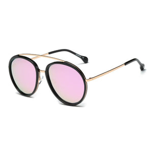 Classic Polarized Round Fashion Sunglasses Cramilo Eyewear Pink OneSize 