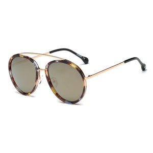 Classic Polarized Round Fashion Sunglasses Cramilo Eyewear Tortoise OneSize 