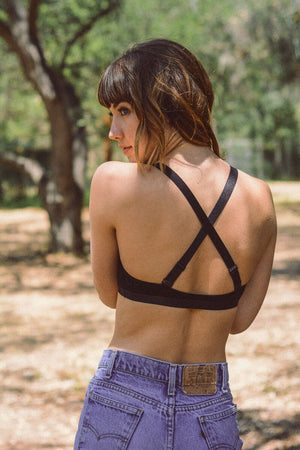 Cut Out Strappy Bralette Bralette Leto Collection 