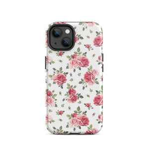 Delicate Roses iPhone Case - KBB Exclusive Knitted Belle Boutique iPhone 14 