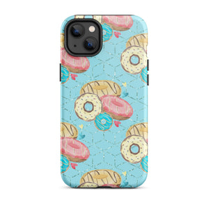 Donuts iPhone Case - KBB Exclusive Knitted Belle Boutique iPhone 14 Plus 