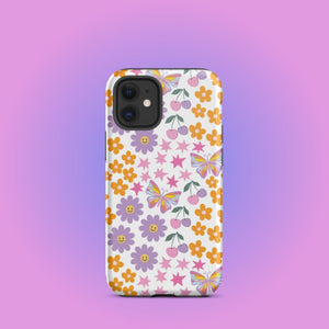 Floral Butterflies iPhone Case - KBB Exclusive Knitted Belle Boutique iPhone 12 mini 