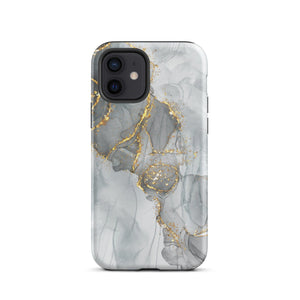Grey Marble iPhone Case - KBB Exclusive Knitted Belle Boutique iPhone 12 