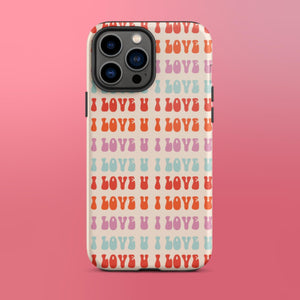 I Love U iPhone Case - KBB Exclusive Knitted Belle Boutique iPhone 13 Pro Max 