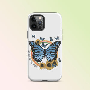 Live Life Butterfly iPhone Case - KBB Exclusive Knitted Belle Boutique iPhone 12 Pro 
