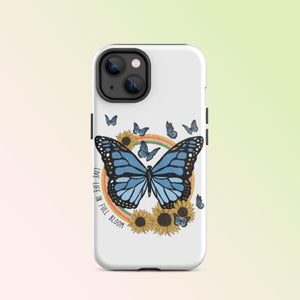 Live Life Butterfly iPhone Case - KBB Exclusive Knitted Belle Boutique iPhone 14 