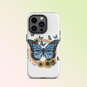Live Life Butterfly iPhone Case - KBB Exclusive Knitted Belle Boutique iPhone 14 Pro 