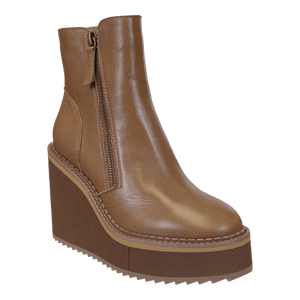 NAKED FEET - AVAIL in BROWN Wedge Ankle Boots WOMEN FOOTWEAR NAKED FEET