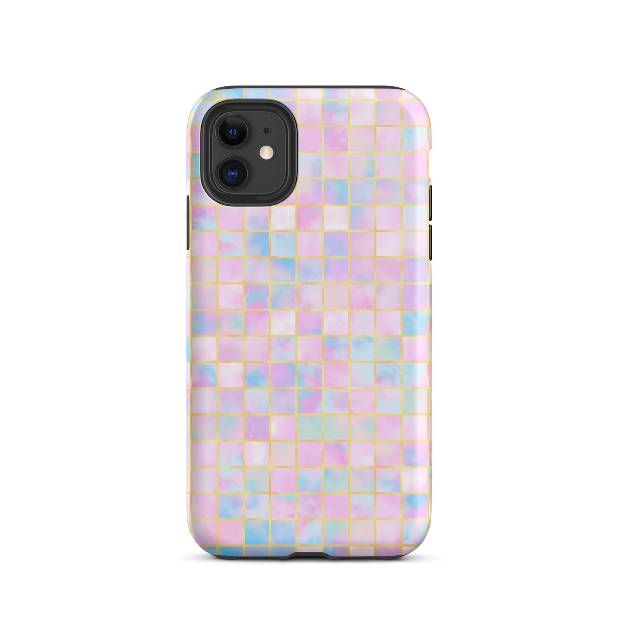 Pastel Geometric iPhone Case - KBB Exclusive Knitted Belle Boutique iPhone 11 