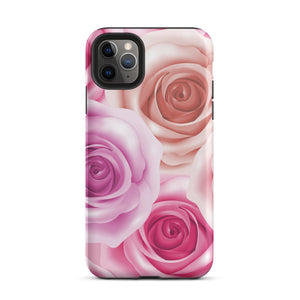 Pastel Roses iPhone Case - KBB Exclusive Knitted Belle Boutique iPhone 11 Pro Max 