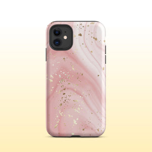 Pink Marble iPhone Case - KBB Exclusive Knitted Belle Boutique iPhone 11 