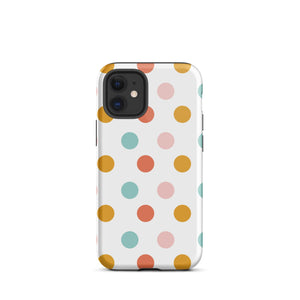 Polka Dots iPhone Case Knitted Belle Boutique iPhone 12 mini 