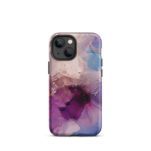Purple Marble iPhone Case Knitted Belle Boutique iPhone 13 mini 