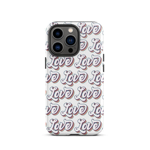 Retro Love iPhone Case - KBB Exclusive Knitted Belle Boutique iPhone 13 Pro 