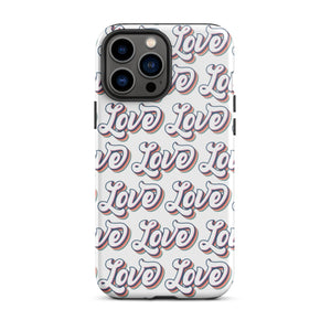 Retro Love iPhone Case - KBB Exclusive Knitted Belle Boutique iPhone 13 Pro Max 