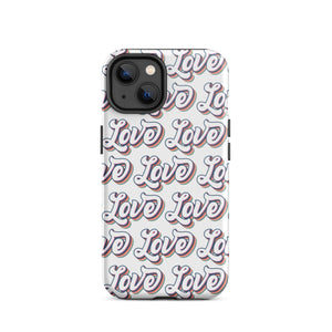 Retro Love iPhone Case - KBB Exclusive Knitted Belle Boutique iPhone 14 