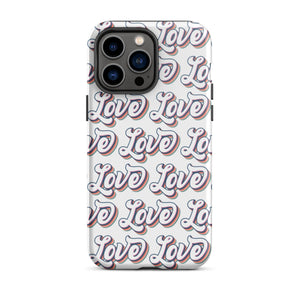Retro Love iPhone Case - KBB Exclusive Knitted Belle Boutique iPhone 14 Pro Max 