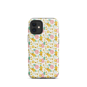 Spring Floral iPhone Case - KBB Exclusive Knitted Belle Boutique iPhone 12 mini 