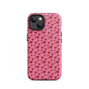 Sweet Hearts iPhone Case Knitted Belle Boutique iPhone 14 