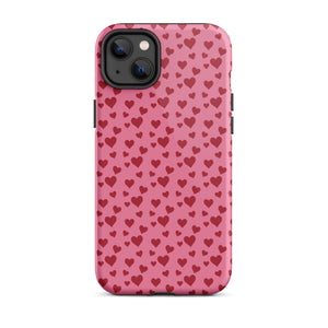 Sweet Hearts iPhone Case Knitted Belle Boutique iPhone 14 Plus 