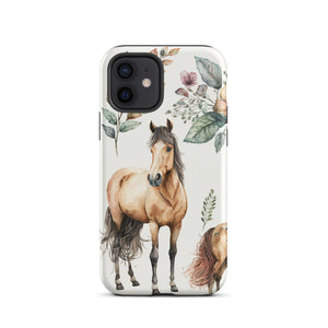Watercolor Horse iPhone Case - KBB Exclusive Knitted Belle Boutique iPhone 12 