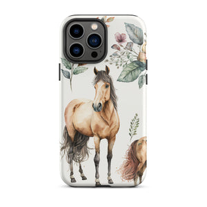 Watercolor Horse iPhone Case - KBB Exclusive Knitted Belle Boutique iPhone 13 Pro Max 