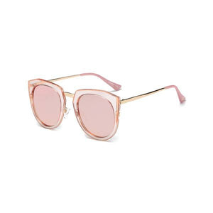 Women Oversize Cat Eye Fashion Sunglasses Cramilo Eyewear Pink OneSize 
