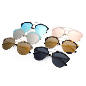 Women Round Cat Eye Fashion Sunglasses Cramilo Eyewear 