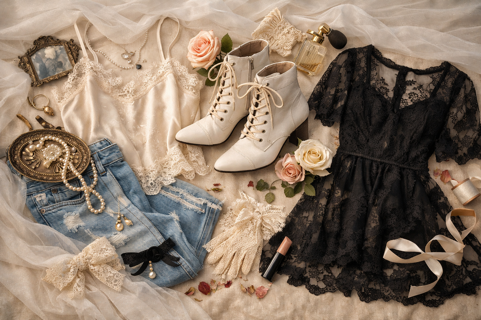 Laced Up: The Romantic Lace Trend Taking Over 2026 - Knitted Belle Boutique Laced Up: The Romantic Lace Trend Taking Over 2026 - Knitted Belle Boutique