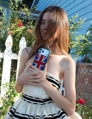 Rhinestone Union Jack iPhone Case