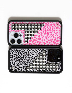 Pink Meow Stud iPhone Case
