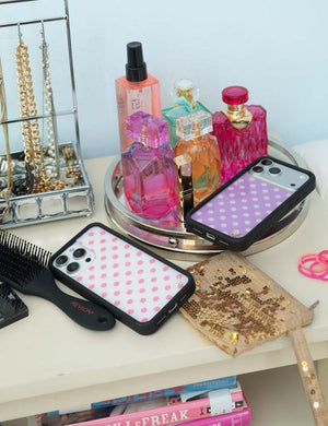 Polka Dot | Lavender and White iPhone Case