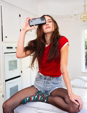 Meow | Blue iPhone Case