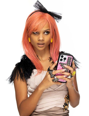 Pink Meow Stud iPhone Case