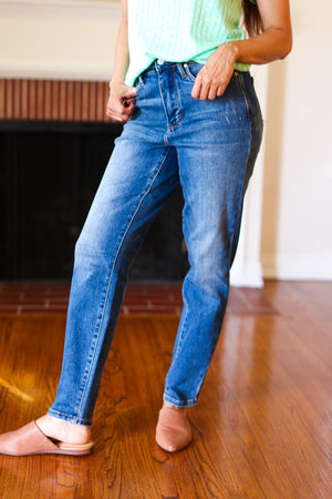 Judy Blue Everyday Dark Denim Slim Fit High Rise Jeans